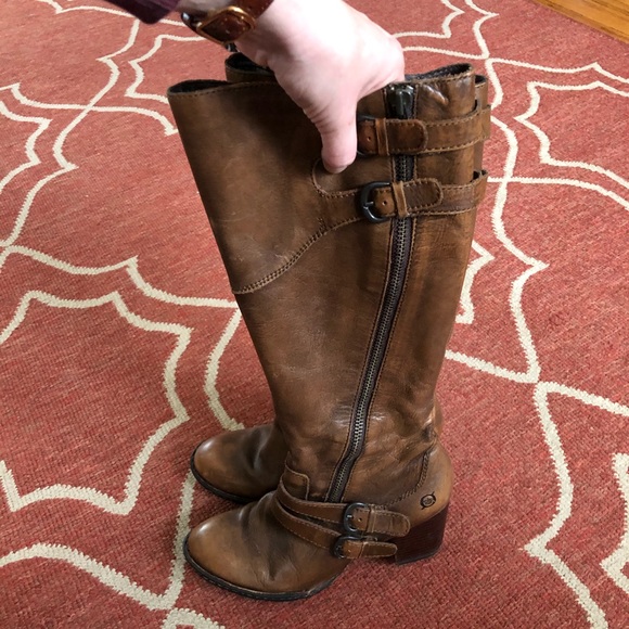 Born brown leather boots, size 7.5 - Picture 2 of 5